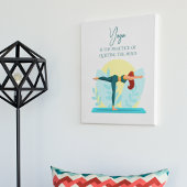 Warrior III Yoga Art –  Inspirerend Poster