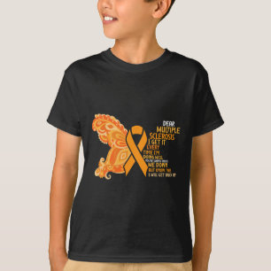 Warrior Ik doe het goed Multiple Sclerosis Awarene T-shirt