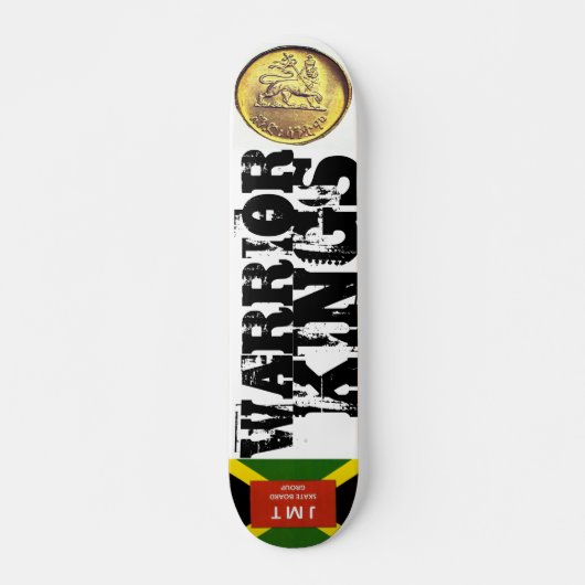WARRIOR KINGS Skateboard, 7¾" Deck Skateboard (Voorkant)