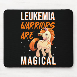 Warrior Magical Unicorn Oranje Ribbon Hematoloog Muismat