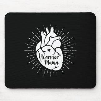 Warrior Mama CHD-bewustzijn, congenitale hartaando Muismat
