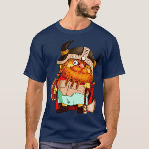Warrior met baard t-shirt