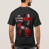 Warrior Motivational Quote T-Shirt Lead with Power (Achterkant)