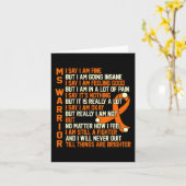 Warrior Multiple Sclerose Bewustzijn Kaart (Gele Bloem)