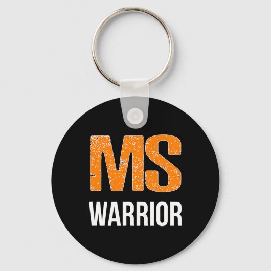 Warrior Multiple Sclerosis Bewustheid Sleutelhanger (Voorkant)