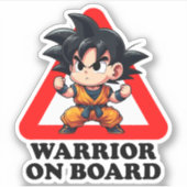 Warrior on board sticker (Voorkant)