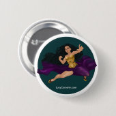 Warrior Princess Lucy Corsetry Round Button (Voorkant /achterkant)