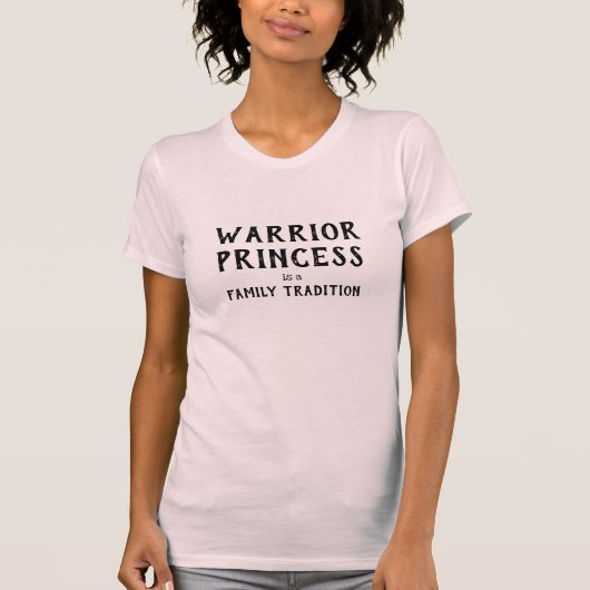 Warrior Prinses T-shirt (Voorkant)