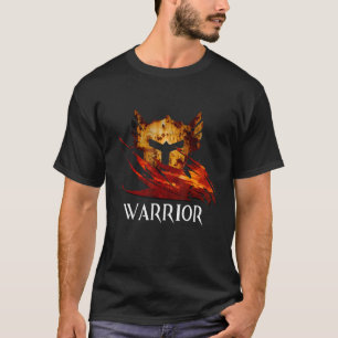 Warrior Professional Fantasy Medieval Mmorpg Gamer T-shirt