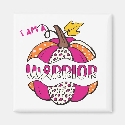 Warrior Pumpkin - Roze Magneet (Voorkant)