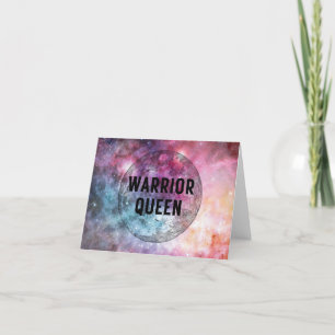 Warrior Queen - Cancer Awareness Kaart