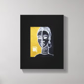 Warrior Queen door Alicia L. McDaniel Canvas Afdruk (Voorkant)