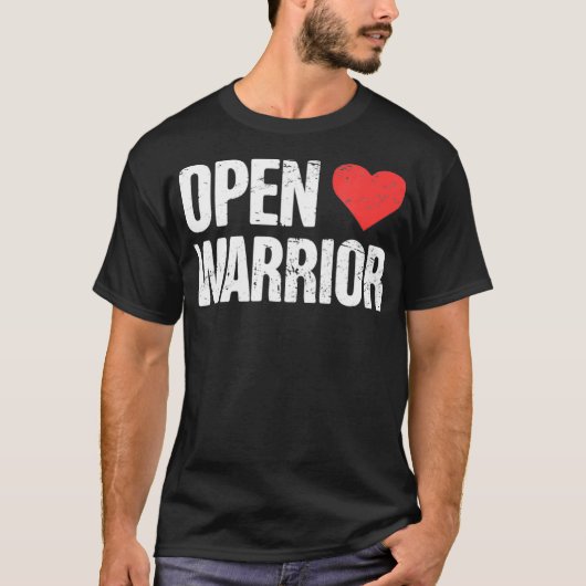 Warrior - Recovery Open Heart Bypass Surgery T-shirt (Voorkant)