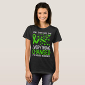 Warrior Ribbon Fighter Lyme Disease Awareness T-shirt (Voorkant volledig)