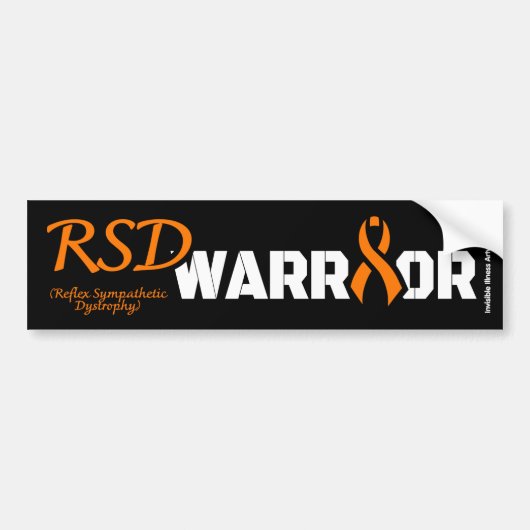 WARRIOR...RSD BUMPERSTICKER (Voorkant)