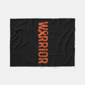 Warrior RSD CRPS Awareness Fleece Deken (Voorkant (Horizontaal))