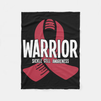 Warrior Sickle Cell Awareness 1 Fleece Deken