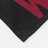 Warrior Sickle Cell Awareness 2 Fleece Deken (Hoek)