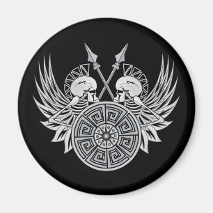 Warrior Skulls Magneet