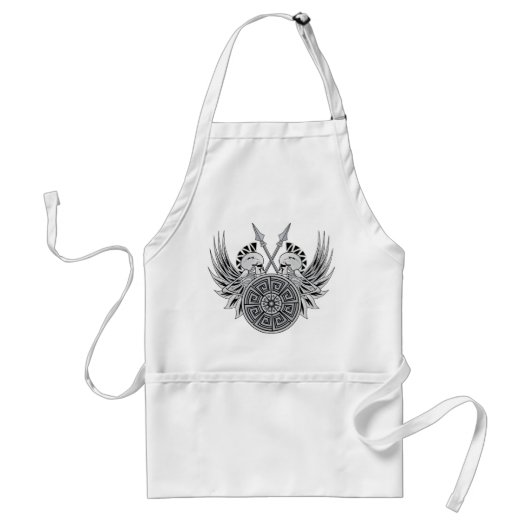 Warrior Skulls Standaard Schort (Voorkant)