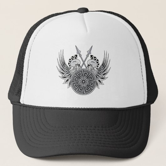 Warrior Skulls Trucker Pet (Voorkant)