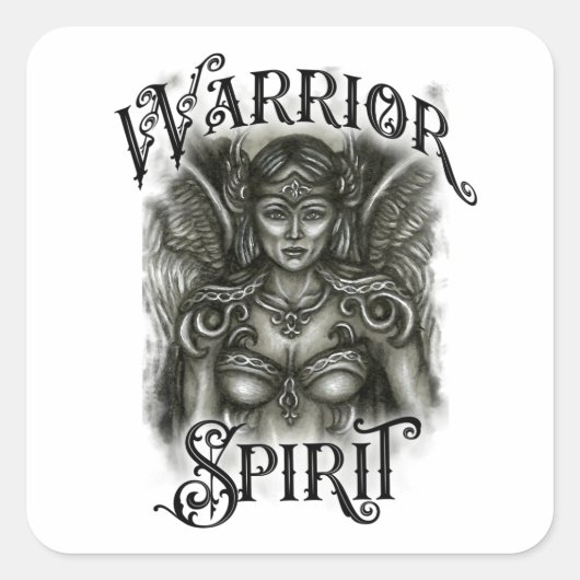 Warrior Spirit Light Sticker (Voorkant)