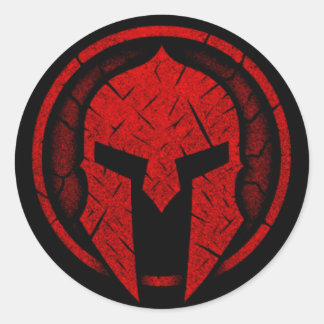 Warrior Spirit T-shirt Ronde Sticker