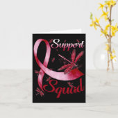 Warrior Support Squad Dragonfly Brain Aneurysm AWA Kaart (Gele Bloem)