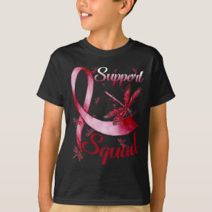 Warrior Support Squad Dragonfly Brain Aneurysm AWA T-shirt