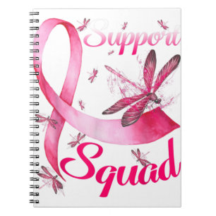 Warrior Support Squad Dragonfly Breast Cancer Awar Notitieboek
