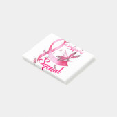 Warrior Support Squad Dragonfly Breast Cancer Awar Post-it® Notes (Schuin)