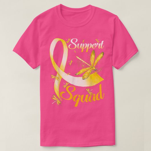 Warrior Support Squad Dragonfly Kinderkanker A T-shirt (Design voorkant)