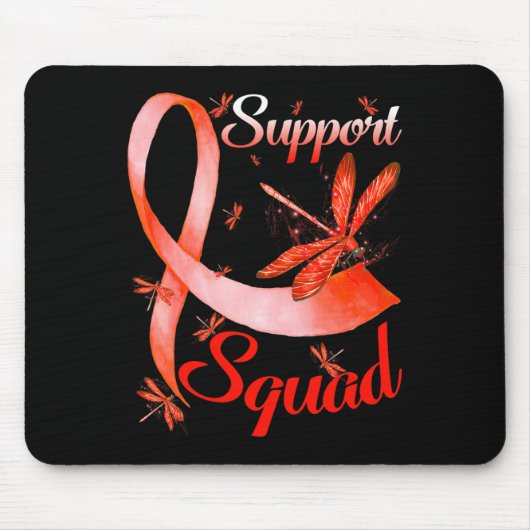 Warrior Support Squad Dragonfly RSD CRPS Awareness Muismat (Voorkant)