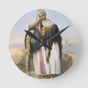 Warrior uit Amhara, Ethiopië, illustratie van " Ronde Klok
