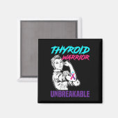 Warrior Unbreakable Support Schildklierkanker Magneet (Voorkant / Achterkant)