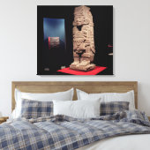 Warrior van de Toltec-cultuur Canvas Afdruk (Insitu (Slaapkamer))