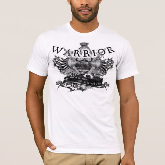 Warrior van God - Wit - Gepersonaliseerd T-shirt