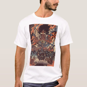Warrior vs. demonslang t-shirt