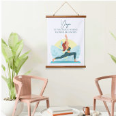 Warrior Yoga Art – Inspirerend Hangend Wandkleed