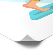 Warrior Yoga Art –  Inspirerend Poster (Hoek)