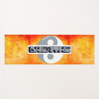 Warrior Zen Custom Yoga Mat met Adem Yin Yang