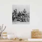 Warriors, Belgisch Congo, 1894 Poster (Keuken)