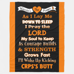 Warrior's gebed...CRPS Fleece Deken