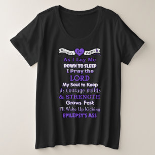 Warrior's gebed.. Epilepsy Grote Maat T-shirt