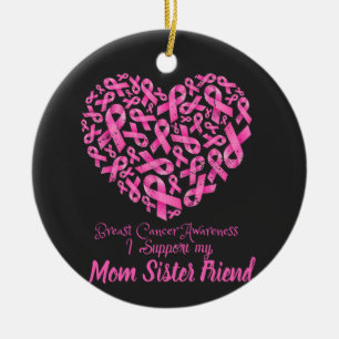 Warriors in Pink: Breast Cancer Awareness Keramisch Ornament