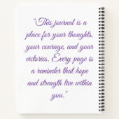 Warriors of Hope Krachtboekje – Inspirerend Notitieboek (Achterkant)