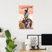 Warriors of the West Poster (Thuiskantoor)