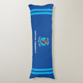 Warrior's Path Body Pillow: een credo van moed Lichaamskussen (Voorkant Verticaal)