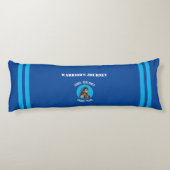 Warrior's Path Body Pillow: een credo van moed Lichaamskussen (Achterkant)
