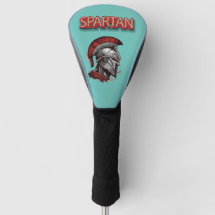 Warrior's Pride - Spartaanse helm met rode pluim Golfheadcover